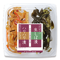 二色 ハリハリ漬・生しば漬 80g