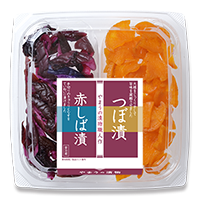 二色 赤しば漬・つぼ漬 80g
