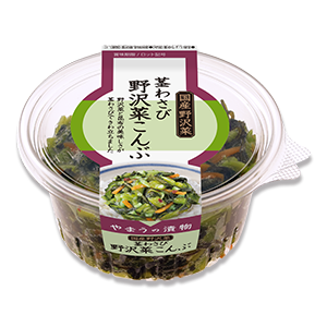 茎わさび野沢菜こんぶ 270g