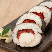 しば漬きゅうりで恵方巻！