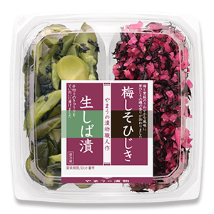 二色 生しば漬・梅しそひじき 75g