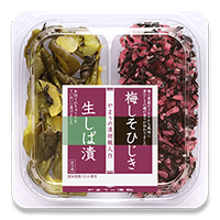 二色 生しば漬・梅しそひじき 75g